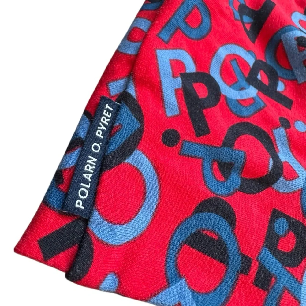 POLARN O. PYRET Sweden All Over Print Beanie Hat Kids 48-50 (US 9mo - 2 yrs)